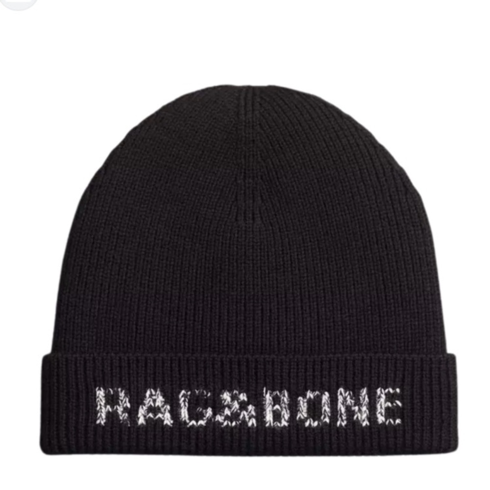 rag & bone Black Beanie